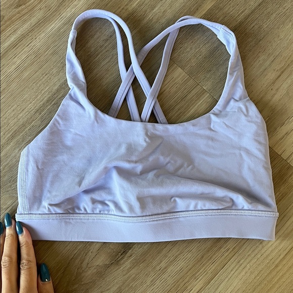 Lavender Lululemon energy bra size 4 - Picture 1 of 2
